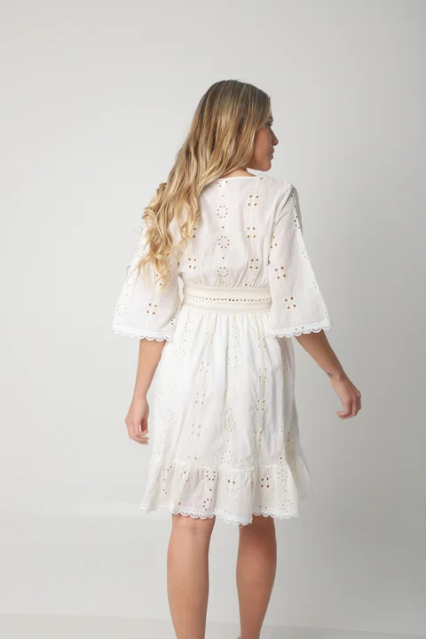 Vestido MONTPELLIER c/bordado Lentejuelas GUK70173