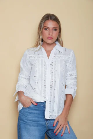 Camisa Broadway Brodery GUK70039 - Vista 1