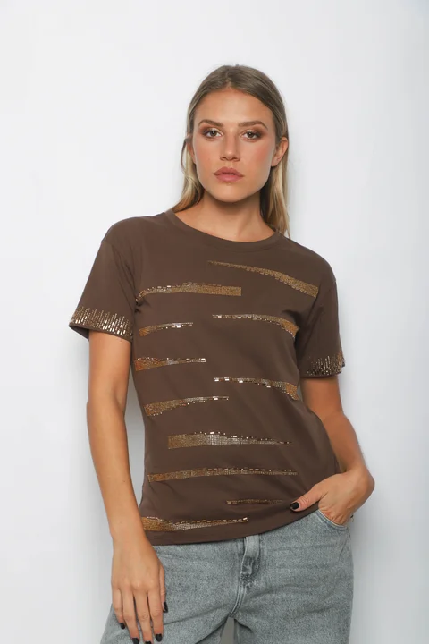 Remera SIDNEY c/strass GV919307