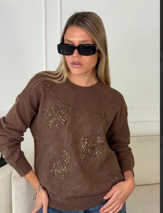 Sweater ROBSON c/bordado GU405832 - Vista 1