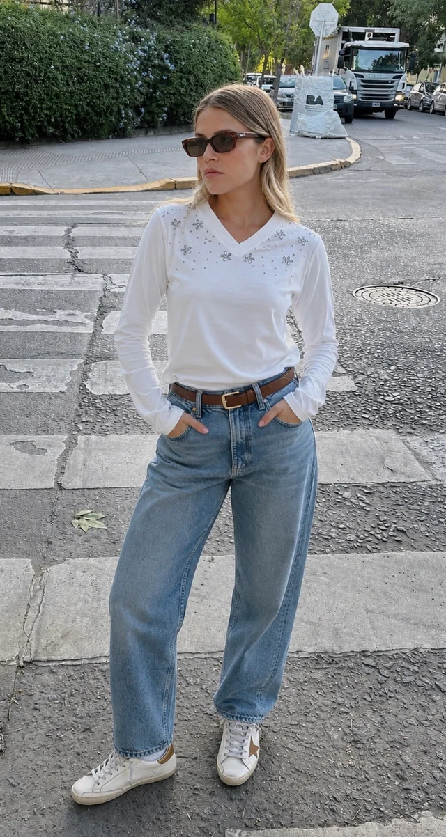 Remera MARILU Escote V GUK70055