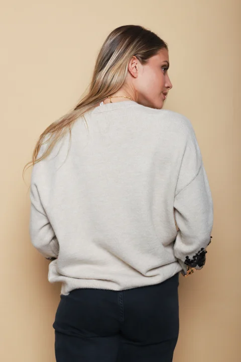 Sweater CARIN c/lentejuelas GUL830