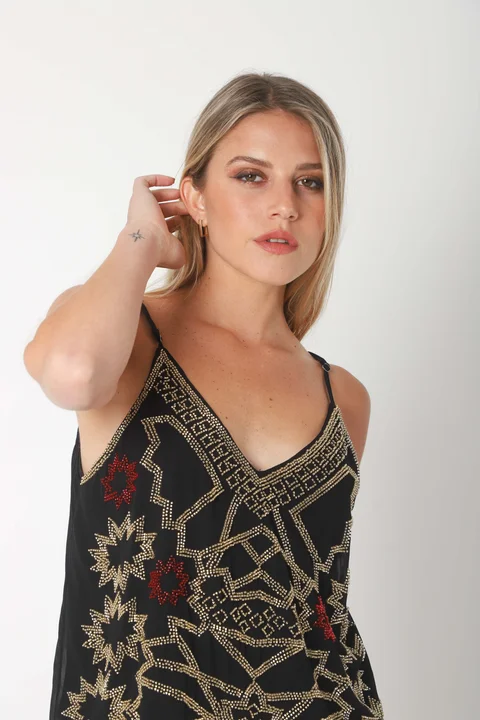 Musculosa NAOMI Gasa c/canutillos GUK70192