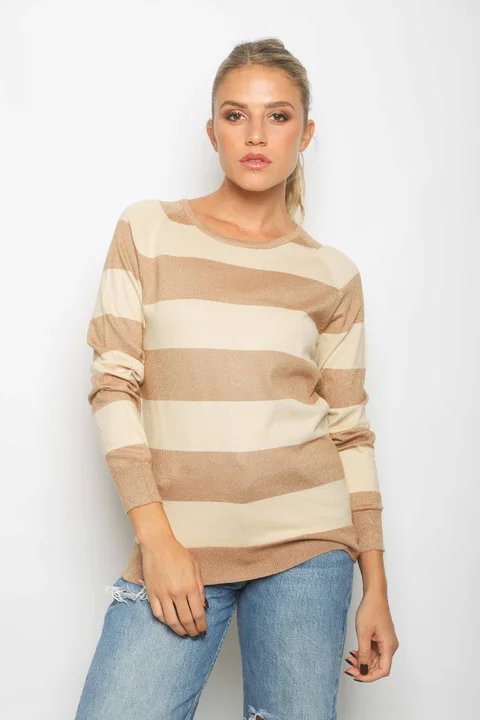 Sweater LOBBIE Rayado Lurex GUL811