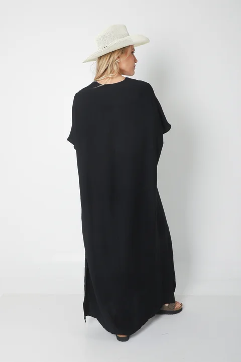 Vestido Tunica PARU de Lino Bordado GU2527