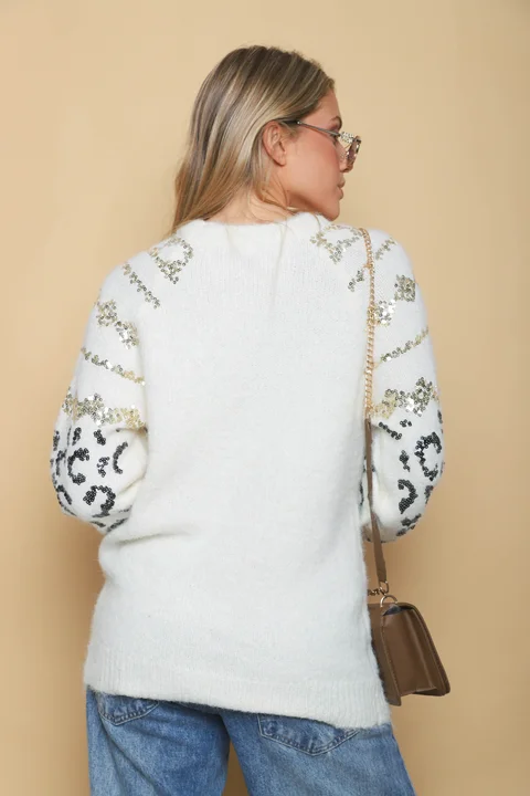 Sweater LIPTON bordado C/ lentejuelas GU251660