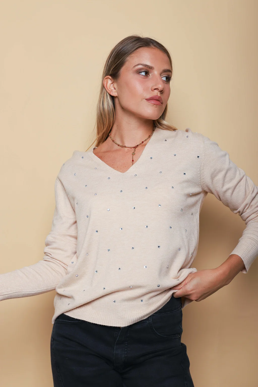 Sweater SENA Bremer c/ Strass GU615