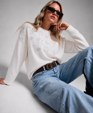 Sweater WONDER Bordado GU405831 - Vista 4