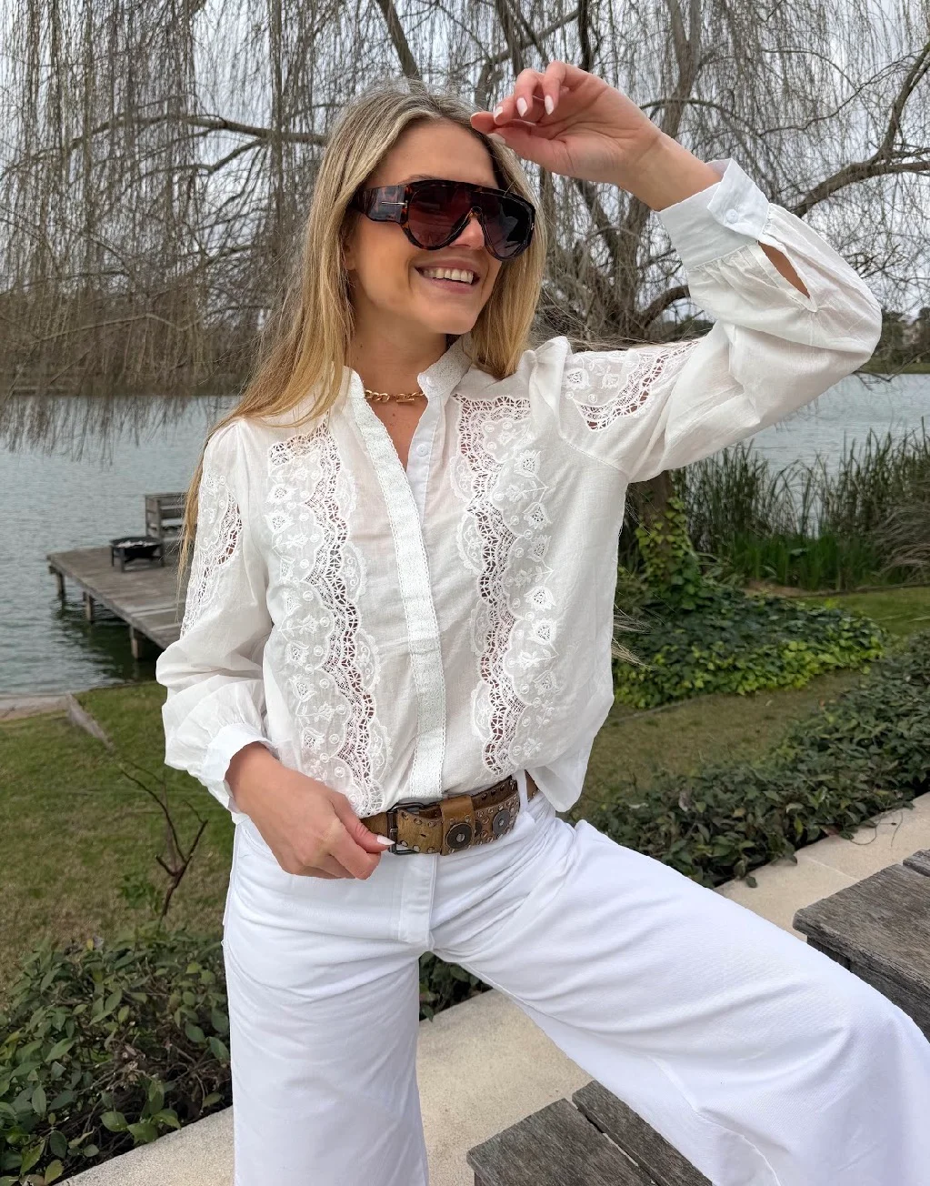 Camisa MARCEL Poplin Calada GU70251
