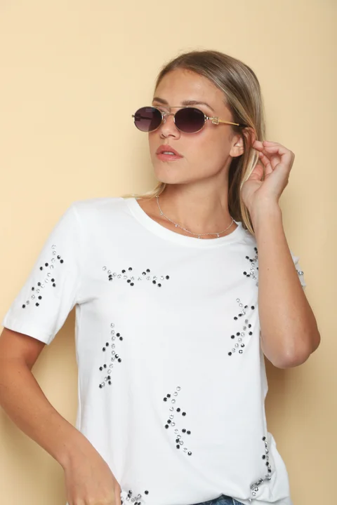 Remera KAITI C/ Piedras Colores GUK70071