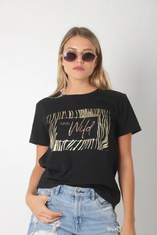 Remera WILD c/piedras GU5191 - Vista 2