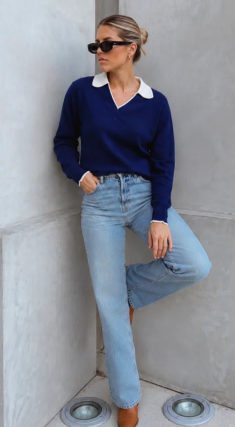 Sweater DARCY Bremer Chomba Combinado GU834