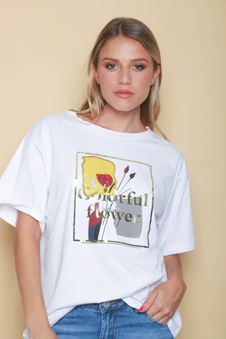 Remeron COLORFULL FLOWER C/ Lentejuelas GU997 - Vista 2