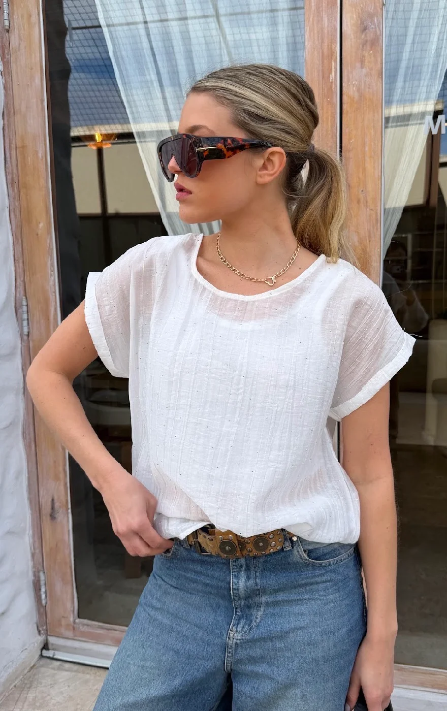 Remera ALICE Premium Bambula con Strass GU6222