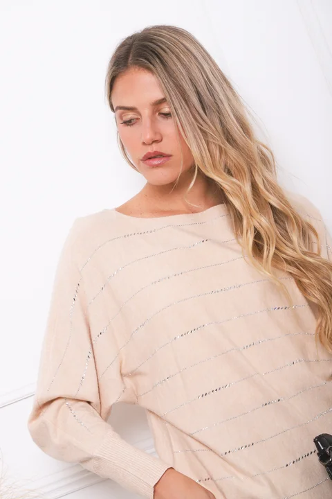 Sweater MICHELLE Bremer con Strass GU845