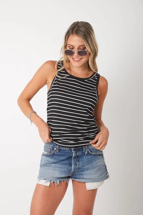 Musculosa RAVE MORLEY RAYADA