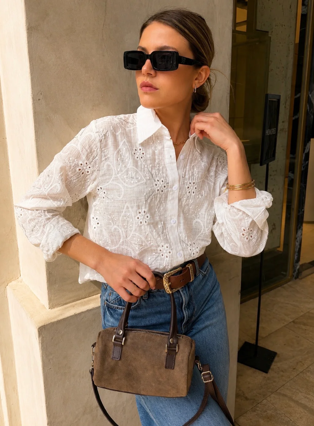 Camisa WANER Lino Bordada GU70237
