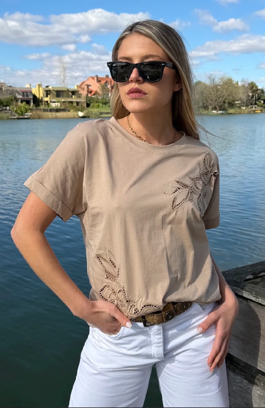 Remera DENCEL Bordada GU10712