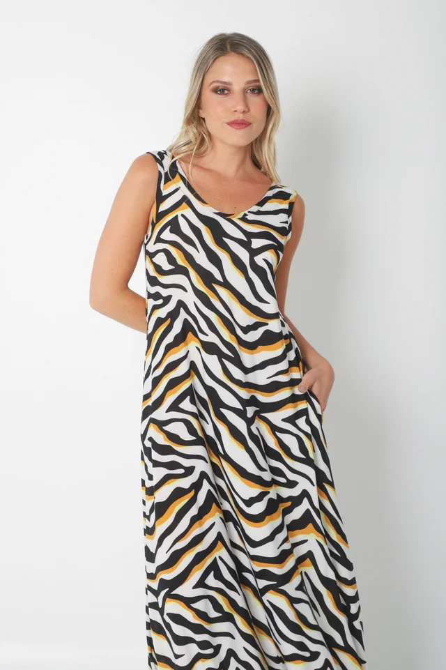 Vestido Joy Paradise con Bolsillos