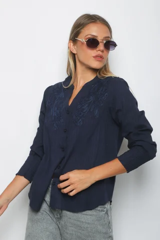 Camisa TOLEDO BORDADA GU61 - Vista 5