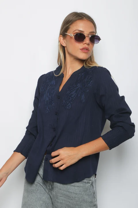 Camisa TOLEDO BORDADA GU61