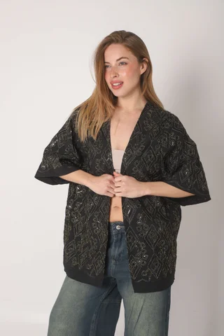 Kimono BARREL Bordado GUK70099 - Vista 2