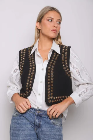 Chaleco VOYAGE C/ Tachas GUK70101 - Vista 5
