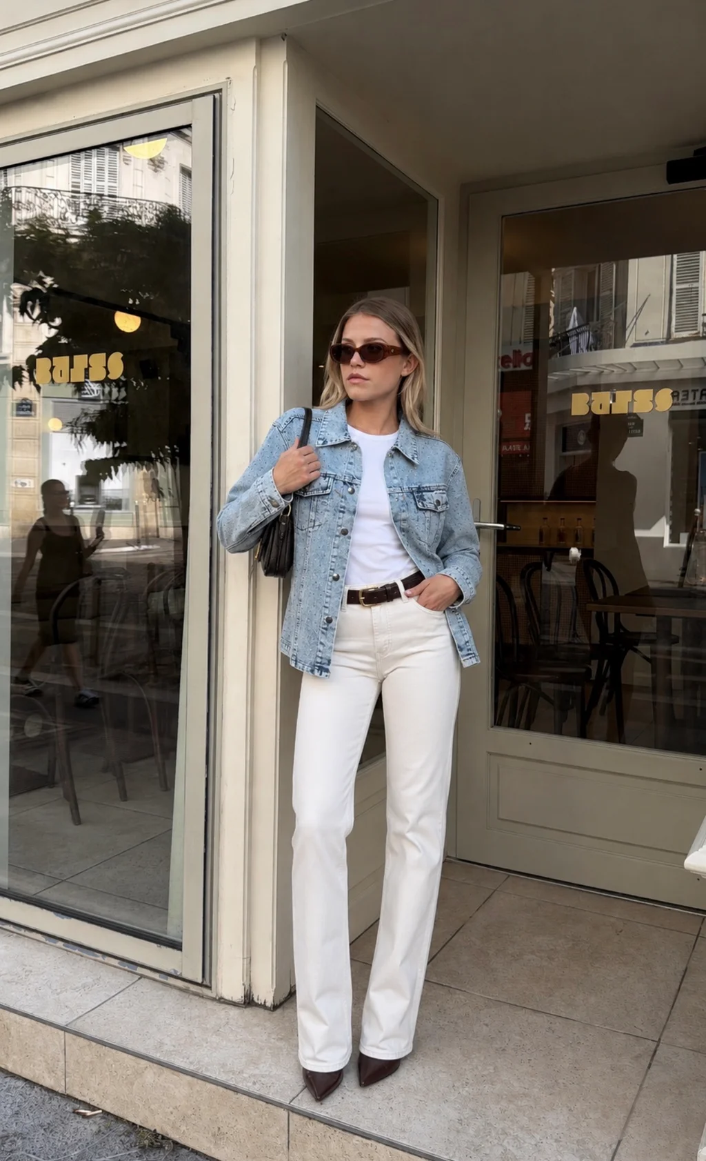 Campera VASEL JEAN con STRASS GU70021