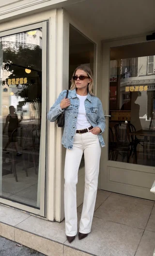 Campera VASEL JEAN con STRASS GU70021 - Vista 5