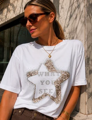 Remeron Estrella con Strass WHAT YOU SEE GU1004 - Vista 2