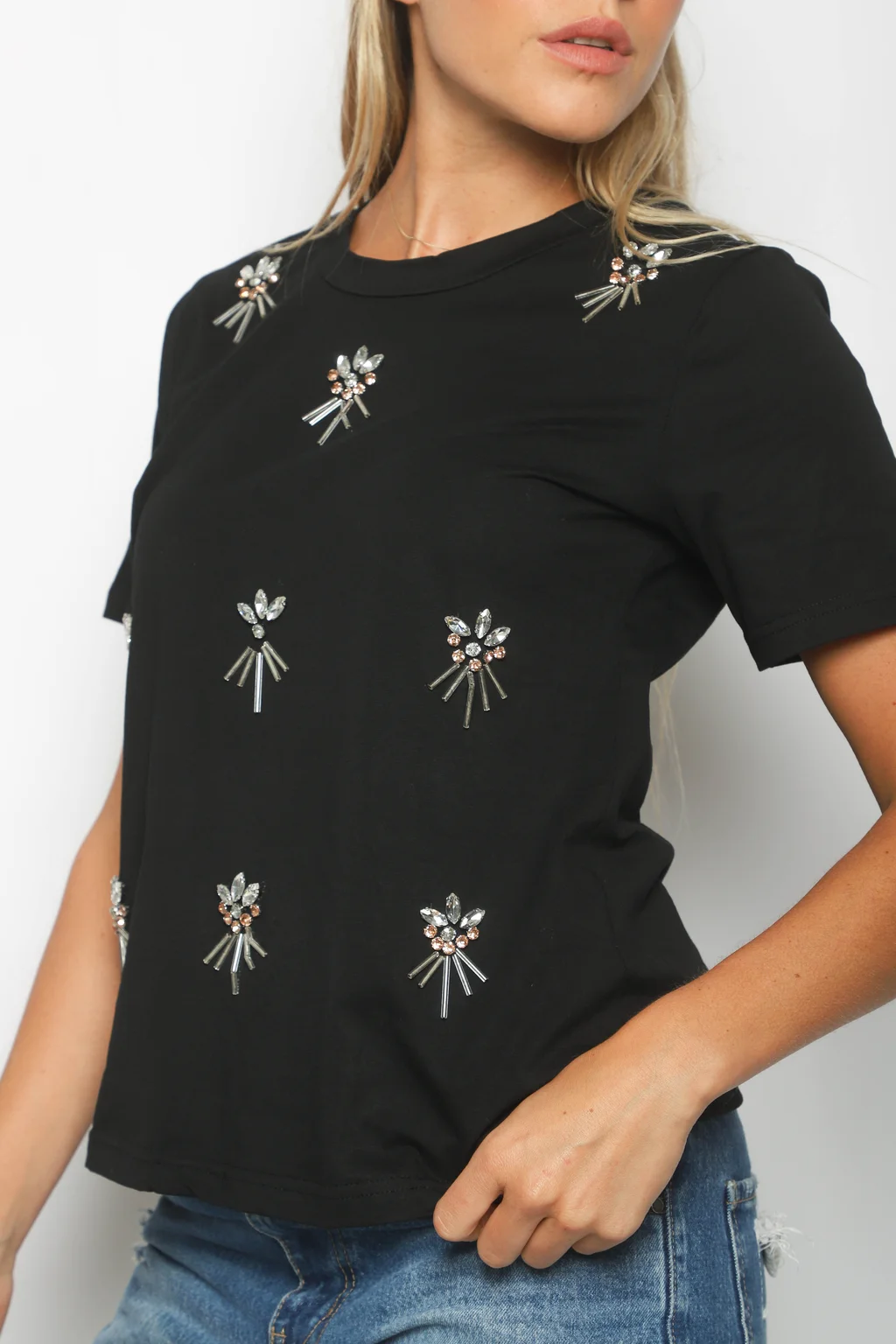 Remera KIARA c/ Piedras y Canutillos GU70124
