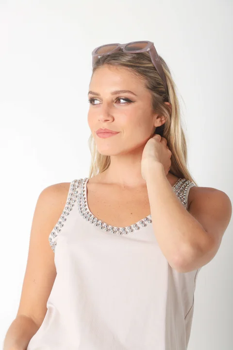 Musculosa MARAIS Media Perla GUK70138