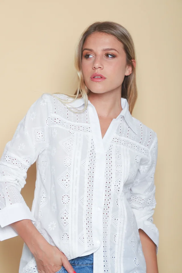 Camisa Broadway Brodery GUK70039