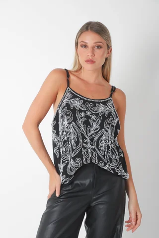 Musculosa JULIA Gasa c/bordado GUK70115 - Vista 2