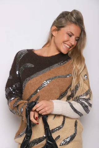 Sweater JENSEN Bordado GU250806 - Vista 5