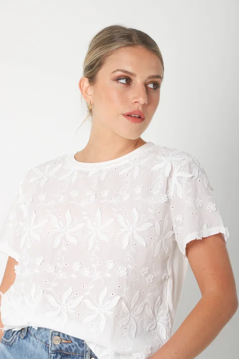 Remera SHANGAI Bordada GU5161