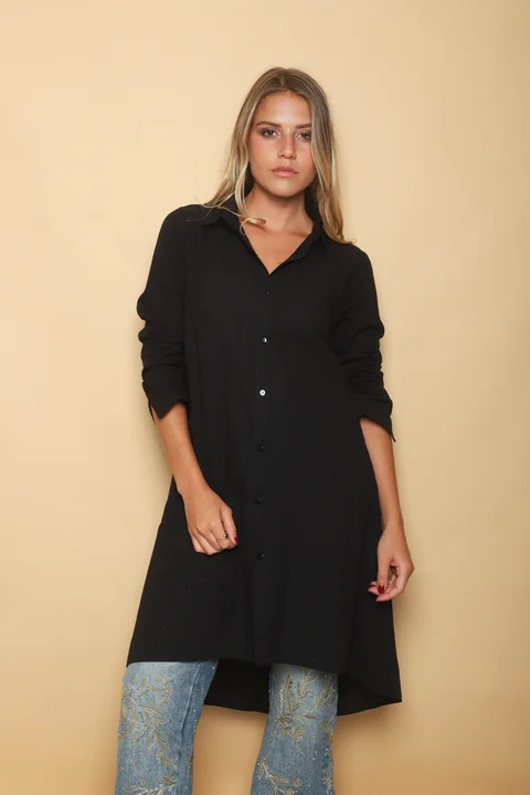 Camisa Larga Blady Lino GUK70094