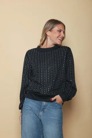 Buzo LORELEY Strass GU70023 - Vista 4