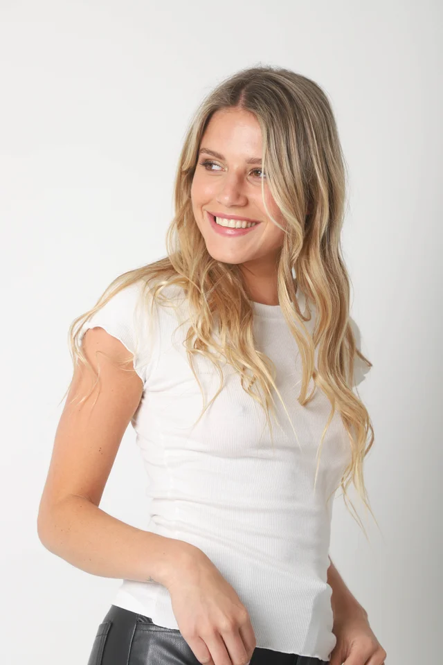 Remera Morley Manga Volado