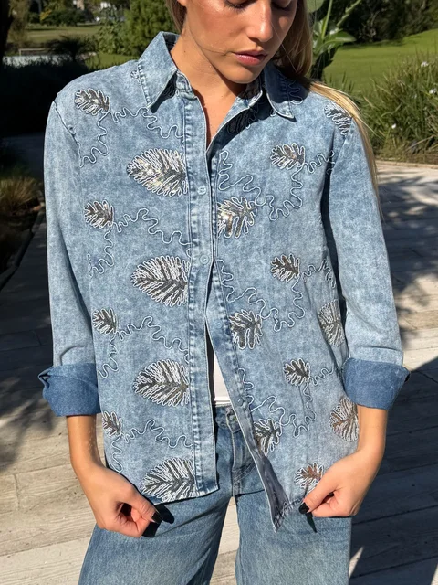 Camisa VINAH Jean Bordada GU278769