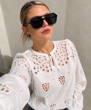 Blusa SINGARA BRODERIE GUK70092 - Vista 6