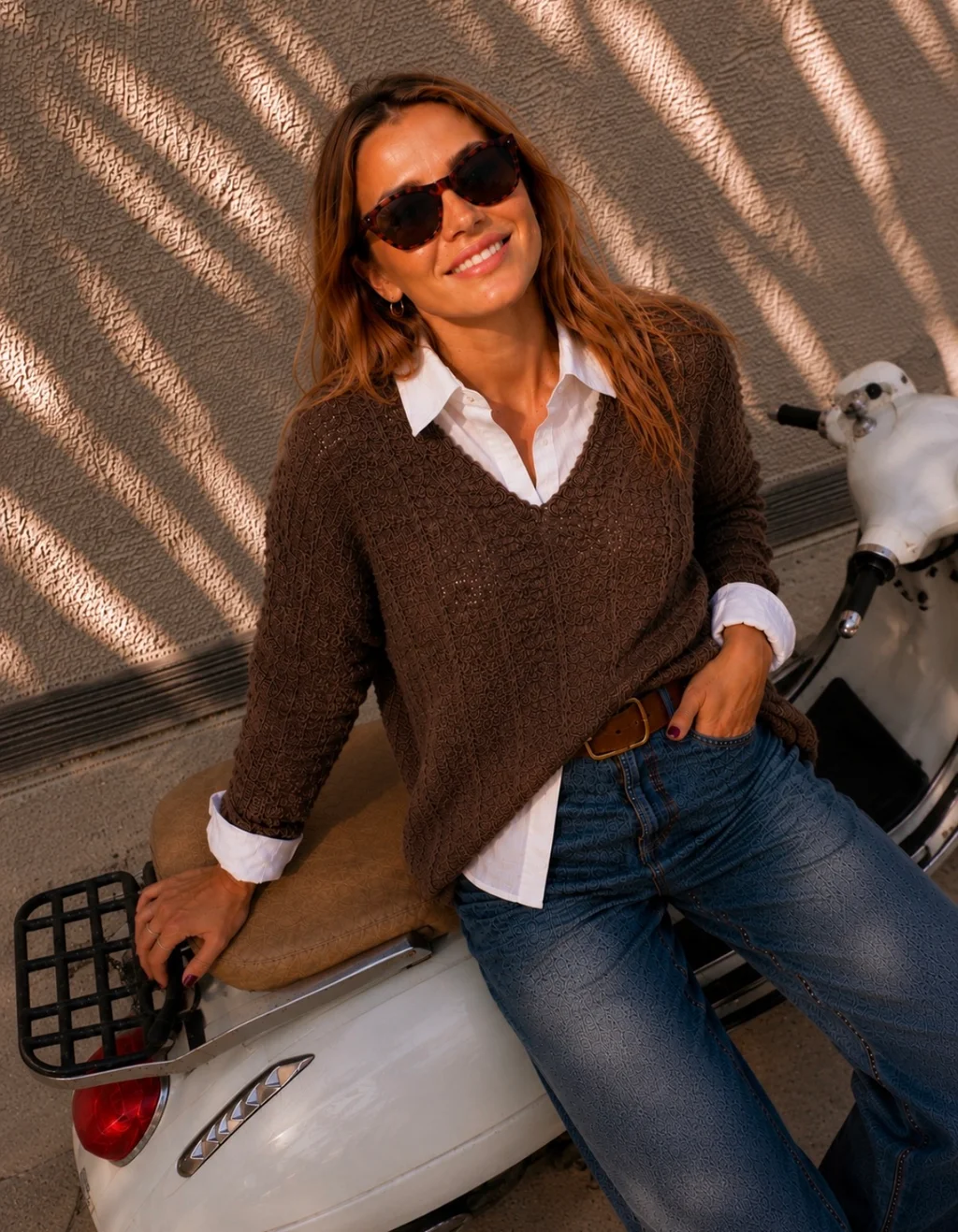 Sweater LAMBI Escote V GU843