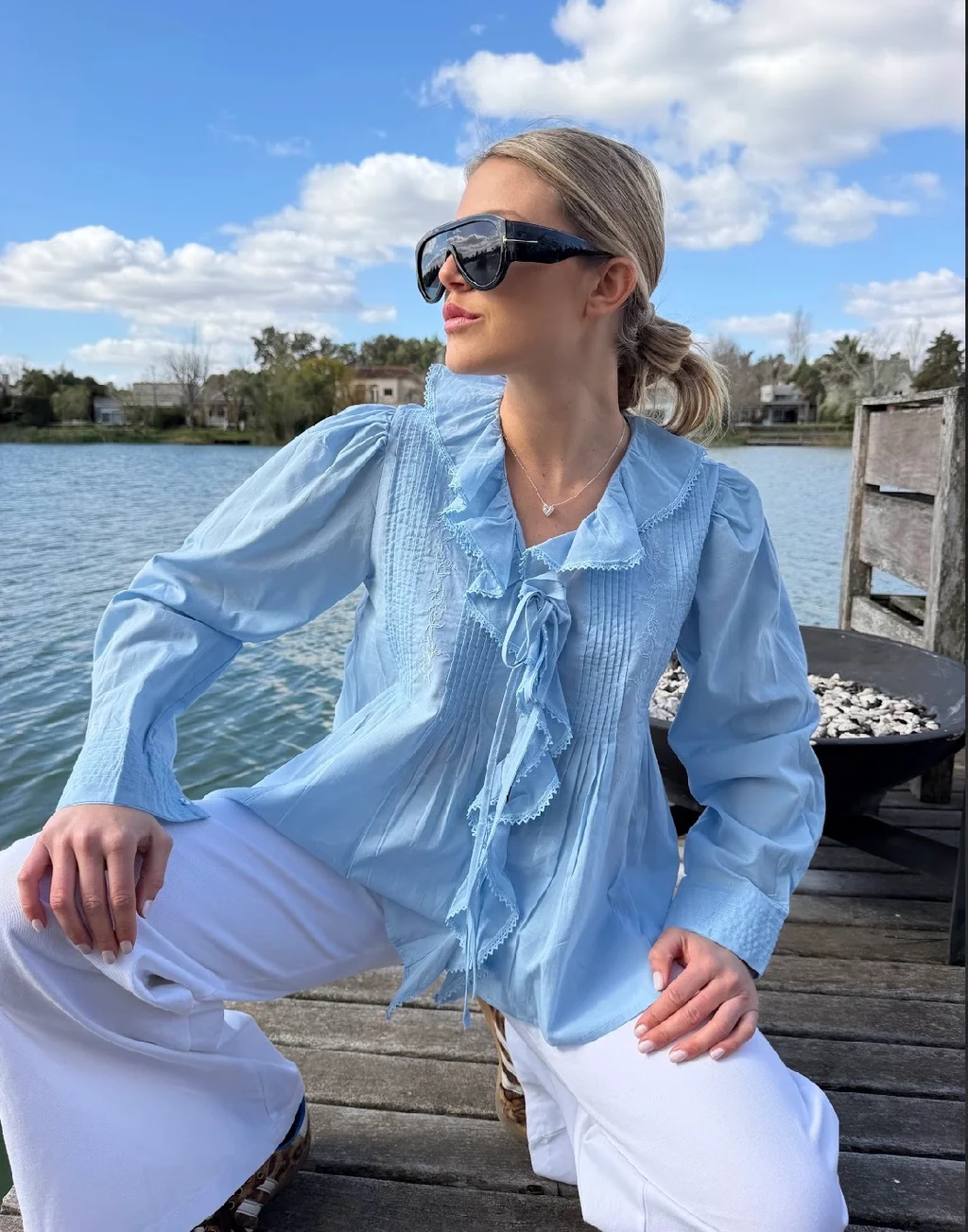 Camisa CARLY Con Volado GU70257