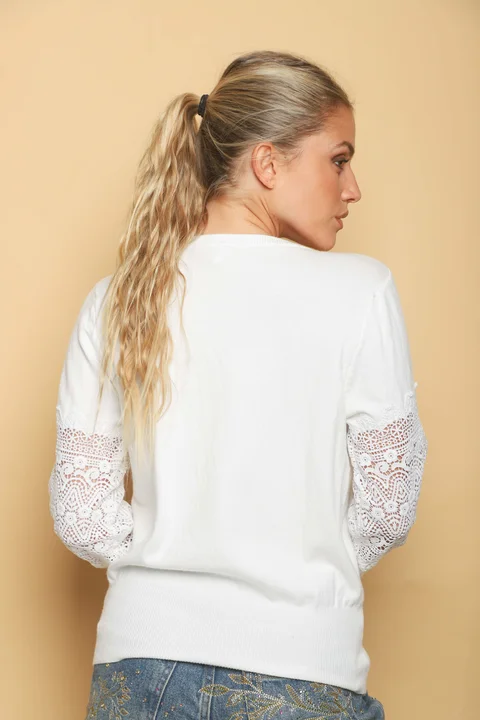 Sweater SASHA Bremer Bordado y Calado GUL655