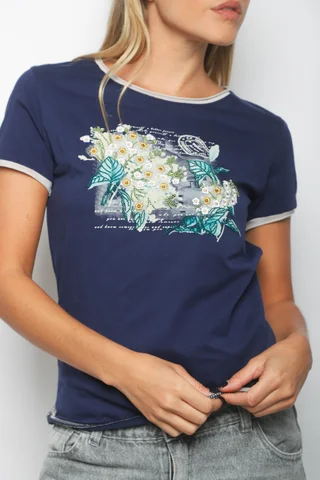 Remera LISER BORDADA GU356347 - Vista 2