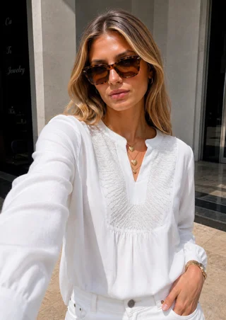 Blusa GUILBOA Bordada GU 6217 - Vista 6