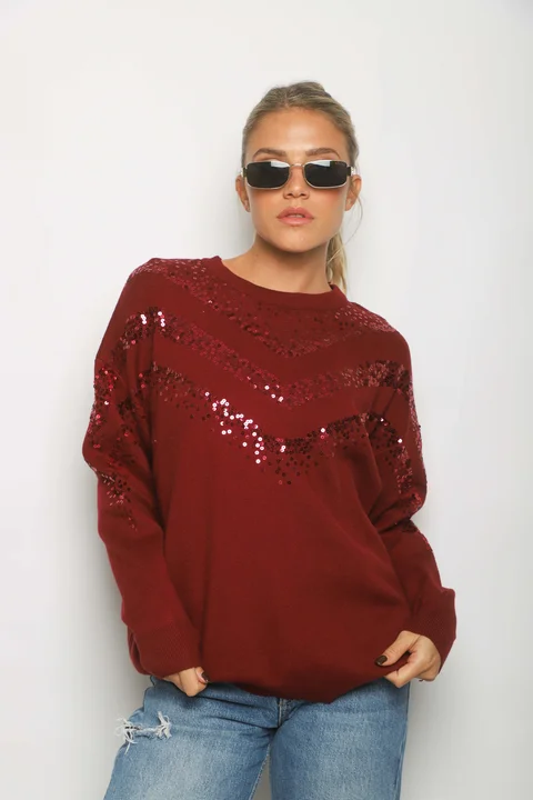 Sweater ANBAR c/ Brillos GU67701