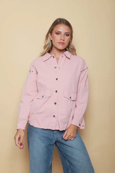 Camisaco RAPSODY gabardina c/tachas GUK70170