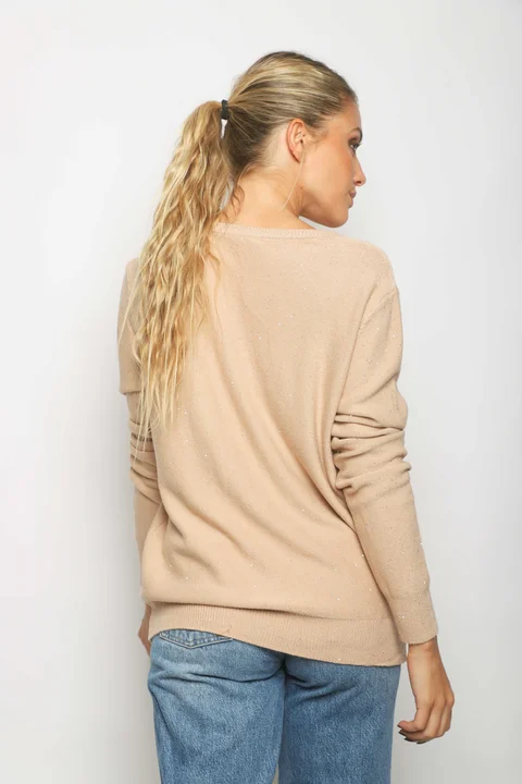 Sweater BENETH c/Brillos GUL818