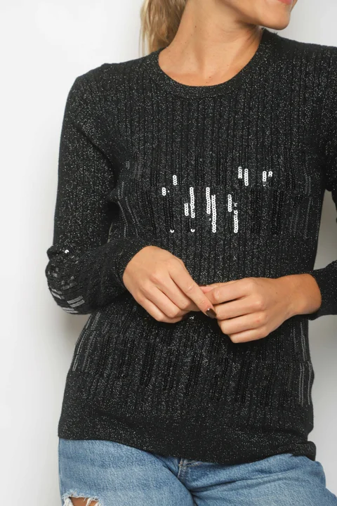 Sweater DINORA Lurex c/ Lentejuelas GU828